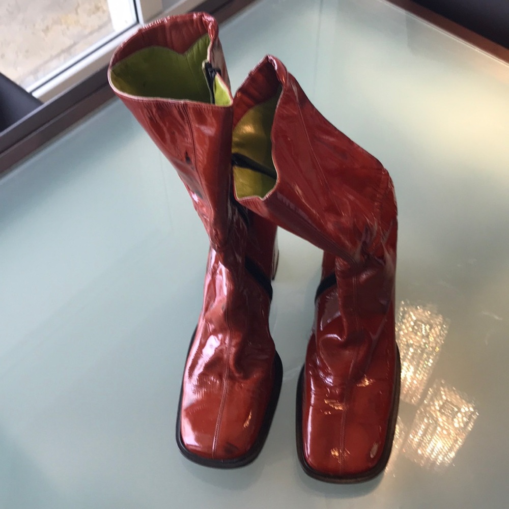 Italian boot size 39 brown